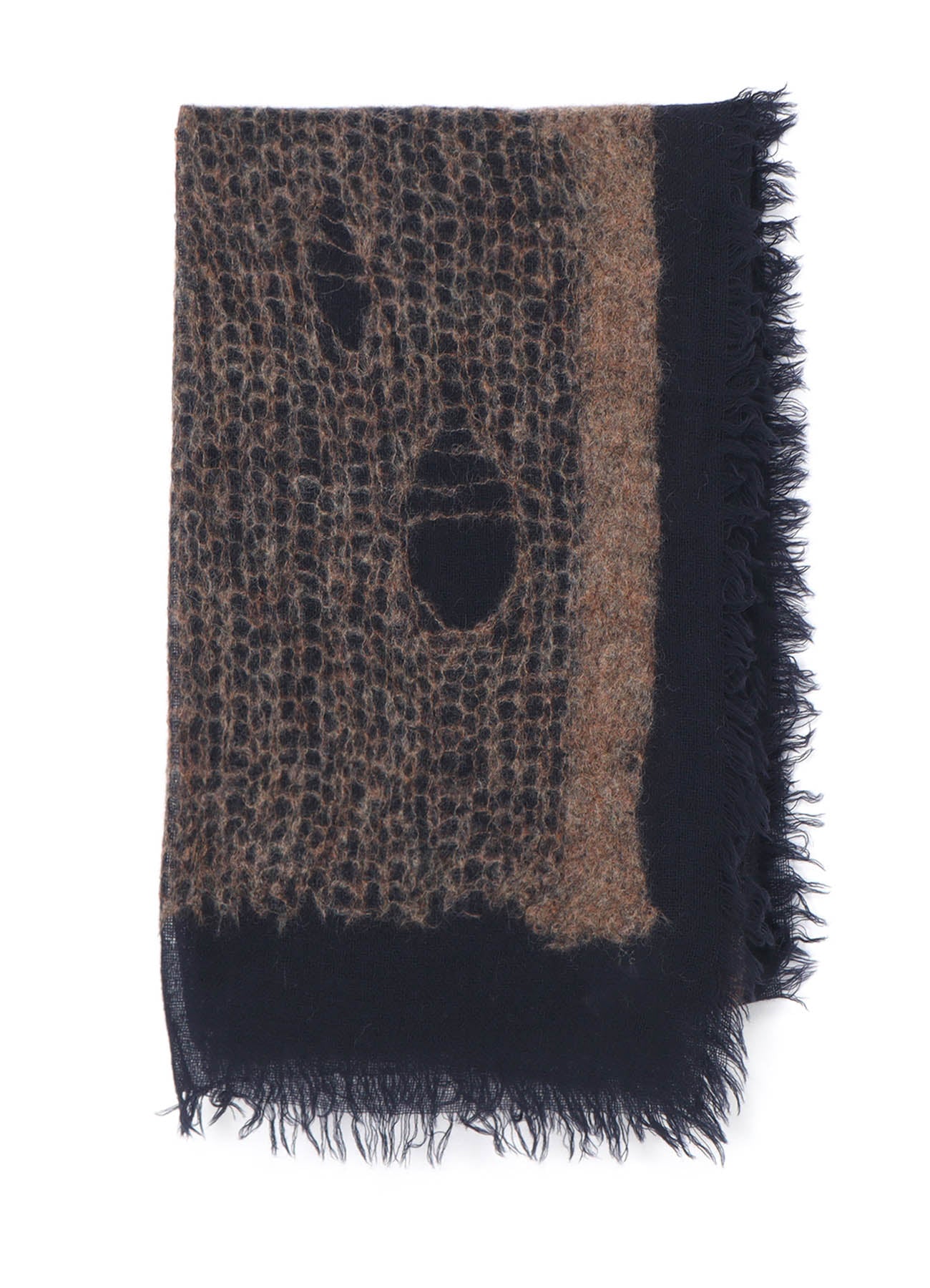 WOOL/MOHAIR BLEND SCARF