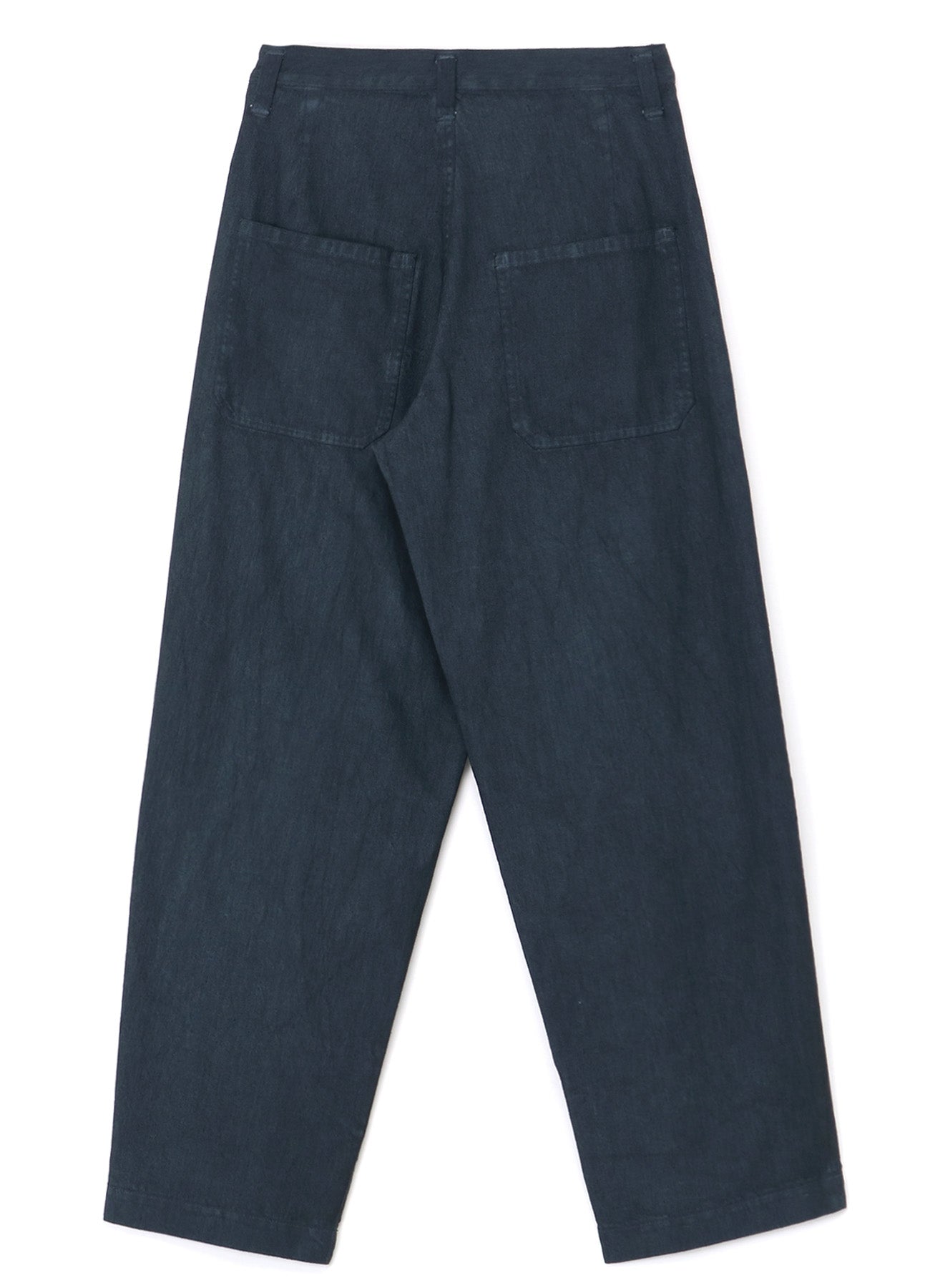 8oz DENIM SIDE SLIT SINGLE PLEATED PANTS