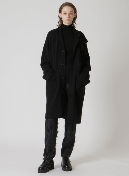 WOOL GLEN CHECK SLIM FIT PANTS