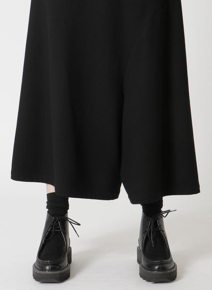 WOOL FLANNEL SKIRT-PANTS