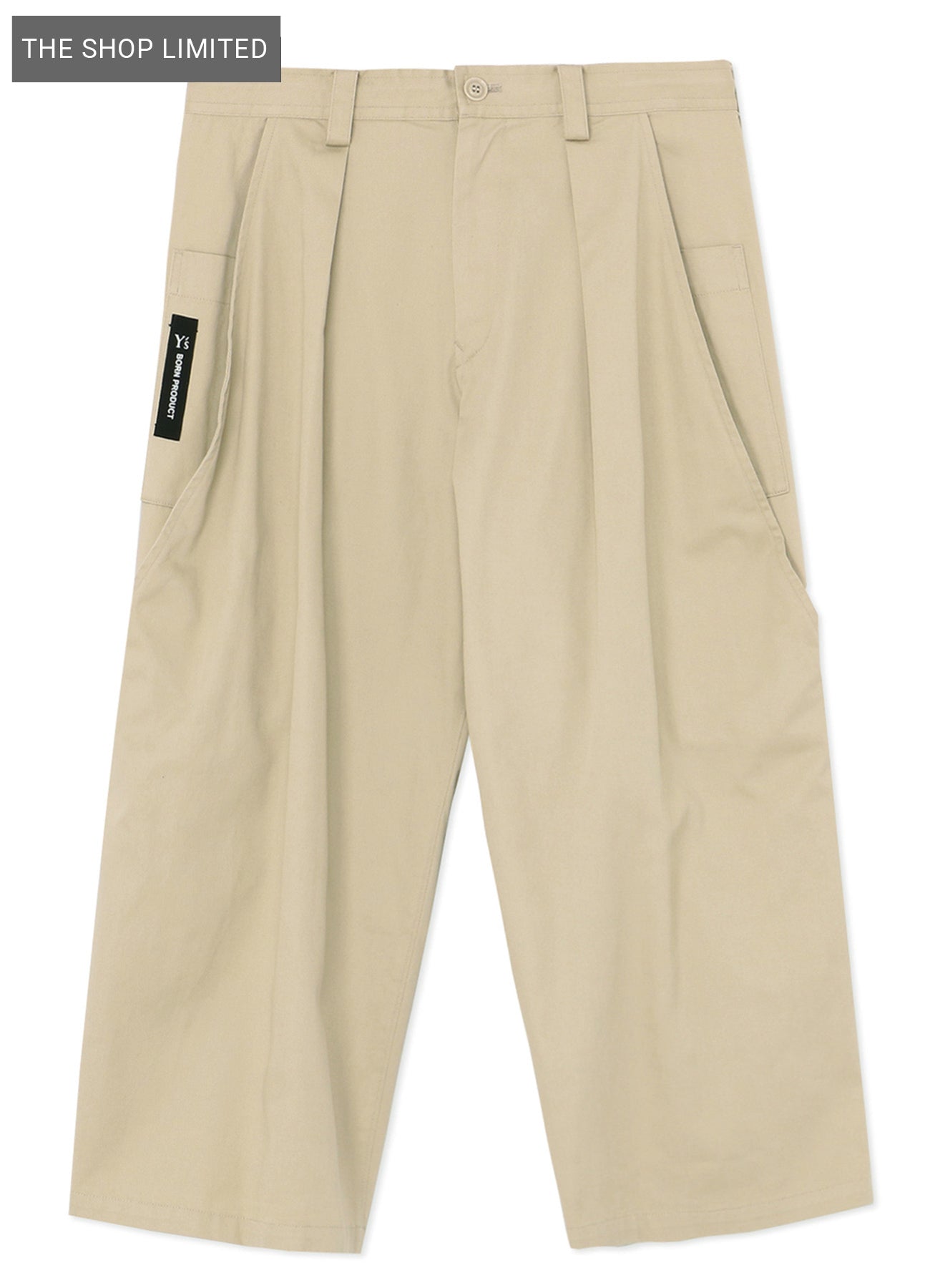 [Y's BORN PRODUCT] COTTON TWILL LONG POCKET PANTS