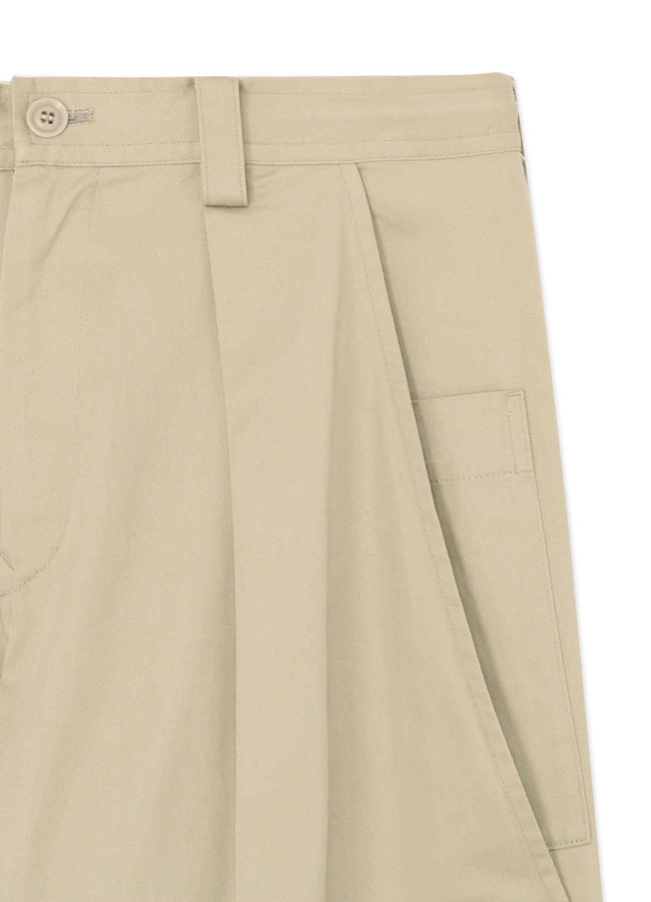 [Y's BORN PRODUCT] COTTON TWILL LONG POCKET PANTS