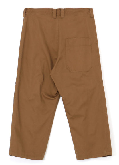 [Y's BORN PRODUCT] COTTON TWILL LONG POCKET PANTS