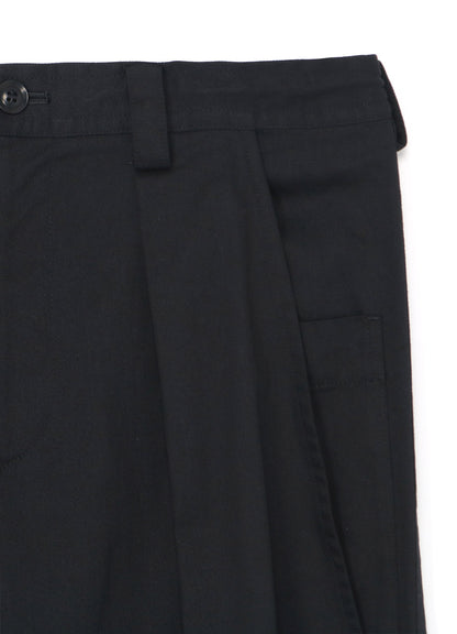 [Y's BORN PRODUCT] COTTON TWILL LONG POCKET PANTS