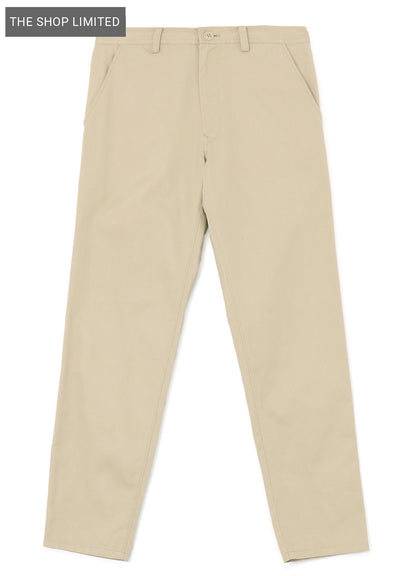 [Y's BORN PRODUCT] COTTON TWILL SLIM FIT DRAWSTRING PANTS