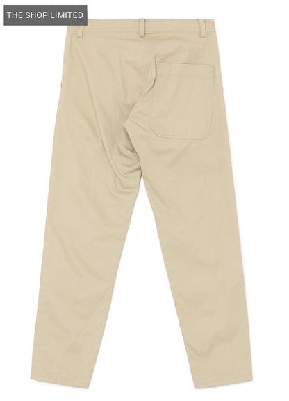 [Y's BORN PRODUCT] COTTON TWILL SLIM FIT DRAWSTRING PANTS