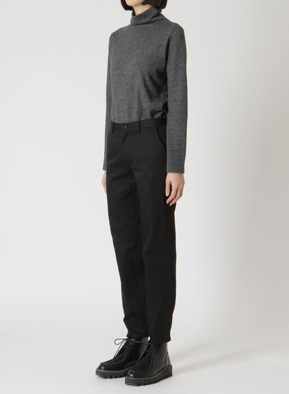 [Y's BORN PRODUCT] COTTON TWILL SLIM FIT DRAWSTRING PANTS