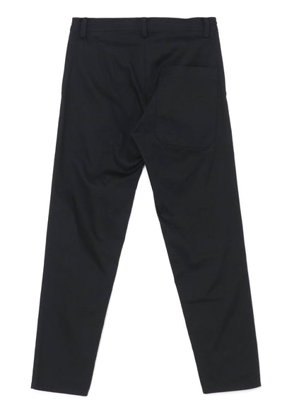 [Y's BORN PRODUCT] COTTON TWILL SLIM FIT DRAWSTRING PANTS