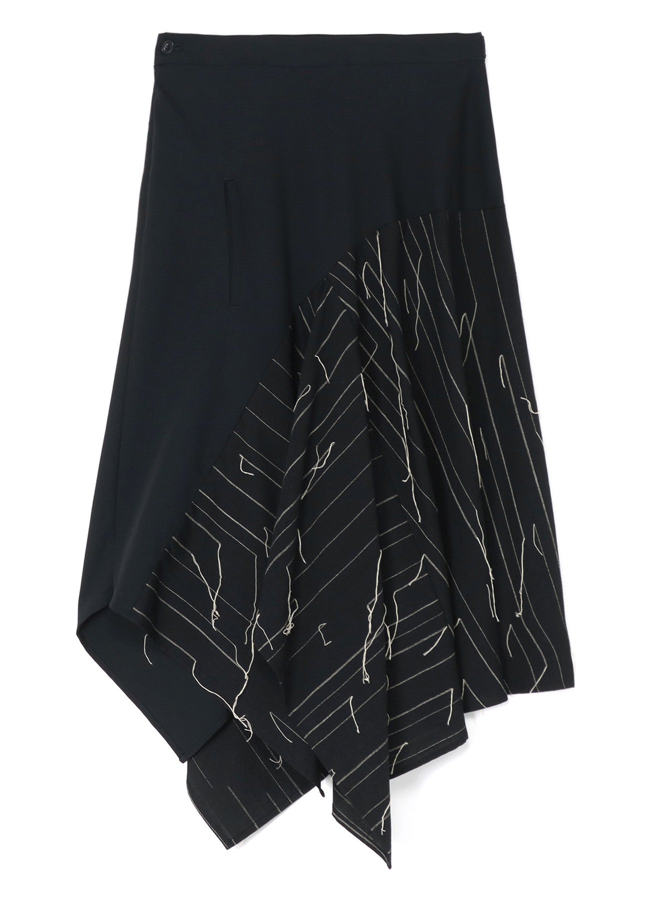 WOOL ASYMMETRIC FLARED SKIRT