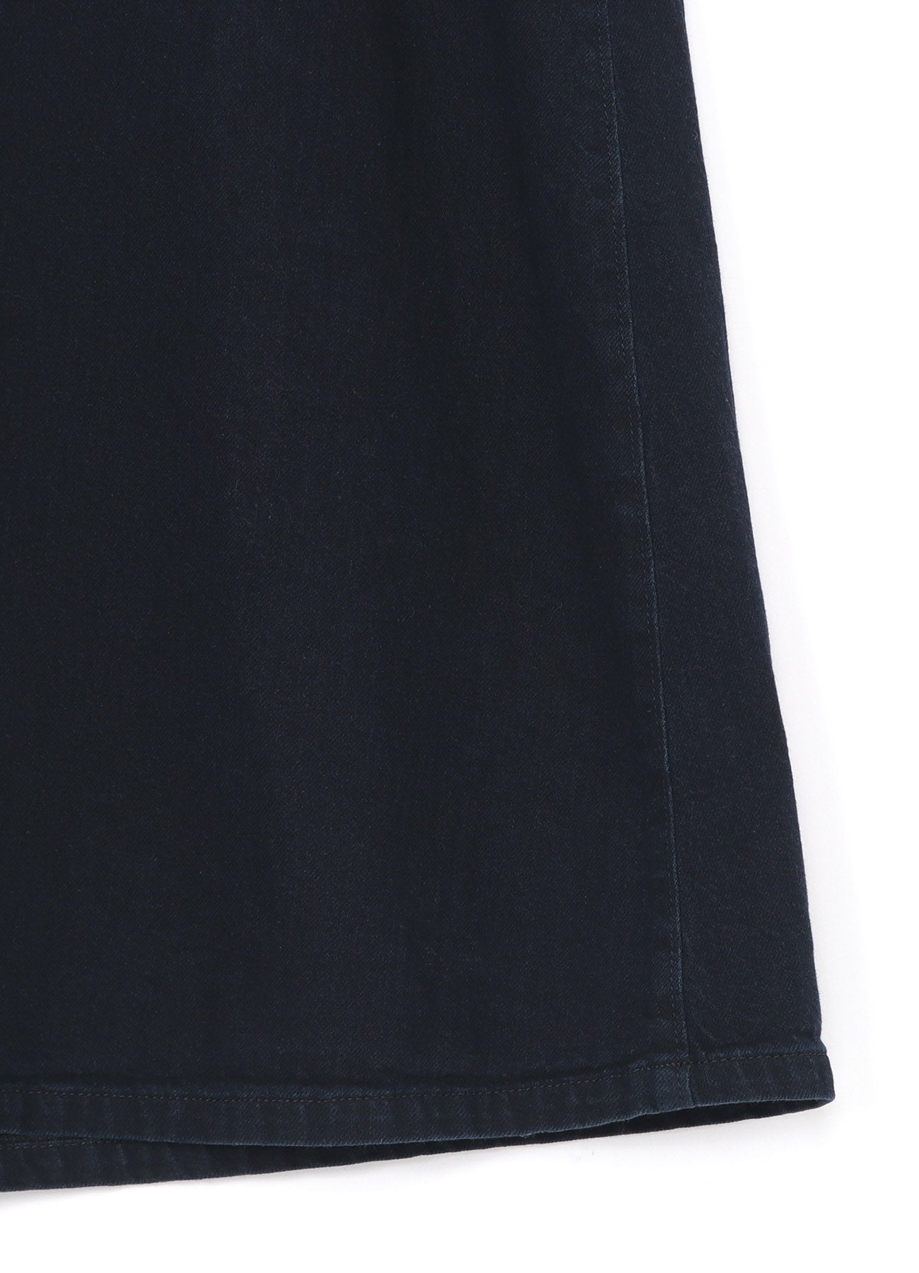 8oz BLACK DENIM BACK DRAPE SKIRT