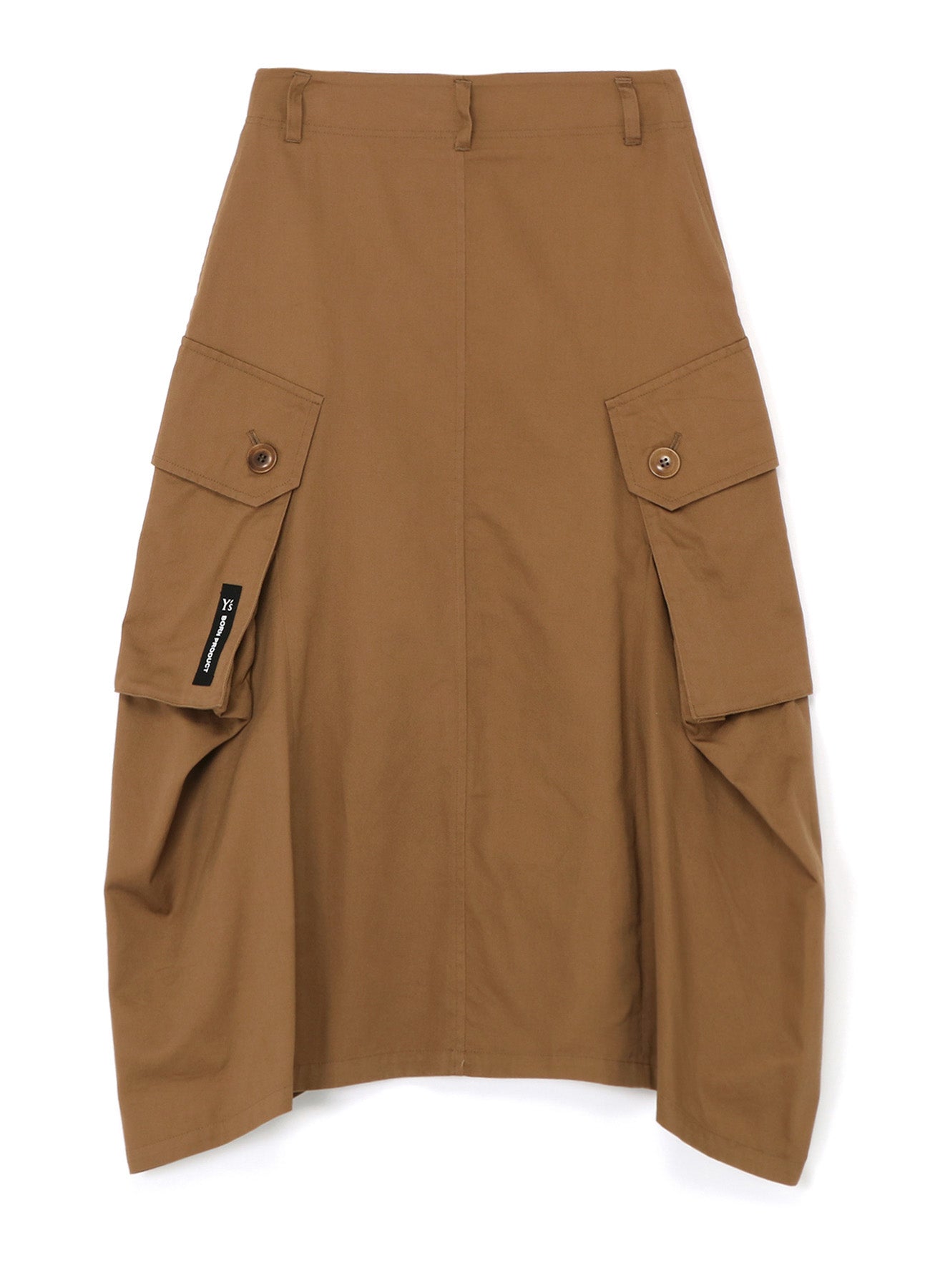 [Y's BORN PRODUCT] COTTON TWILL CARGO PANTS-STYLE SKIRT