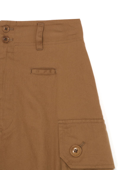 [Y's BORN PRODUCT] COTTON TWILL CARGO PANTS-STYLE SKIRT