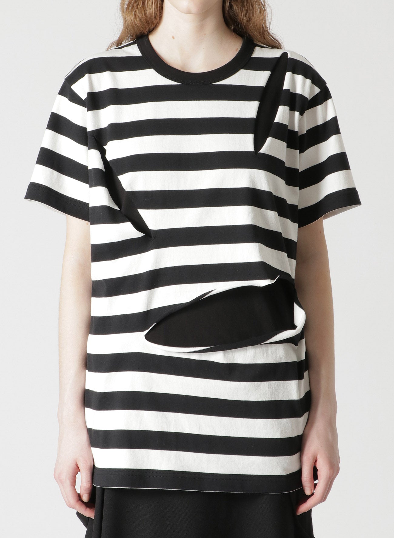 STRIPED COTTON T-SHIRT