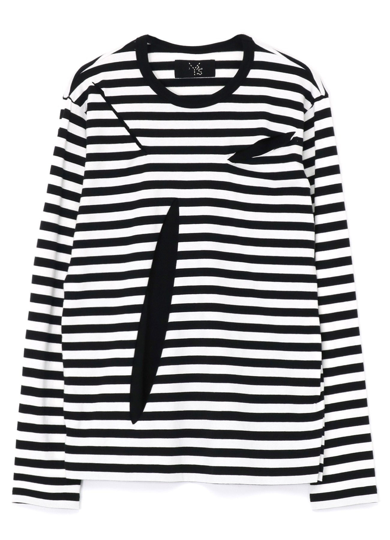 STRIPED COTTON LONG SLEEVE T-SHIRT