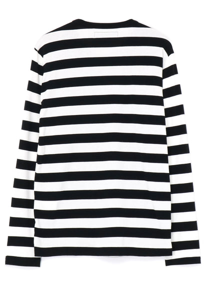 STRIPED COTTON LONG SLEEVE T-SHIRT