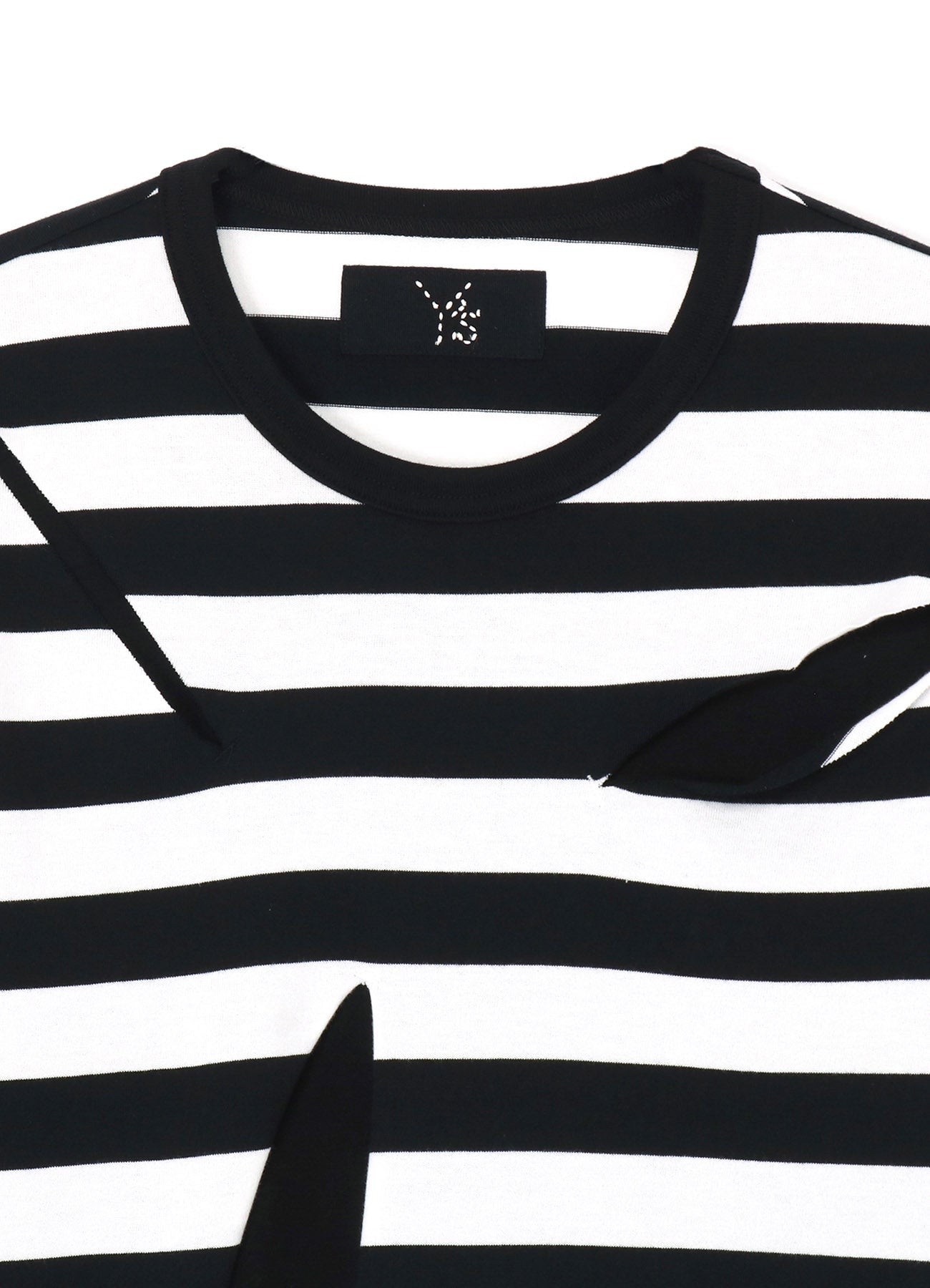 STRIPED COTTON LONG SLEEVE T-SHIRT