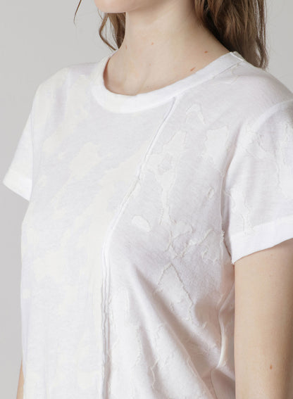 LEFT VERTICAL SEAM T-SHIRT