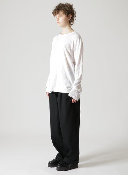 RIGHT VERTICAL SEAM LONG SLEEVE T-SHIRT