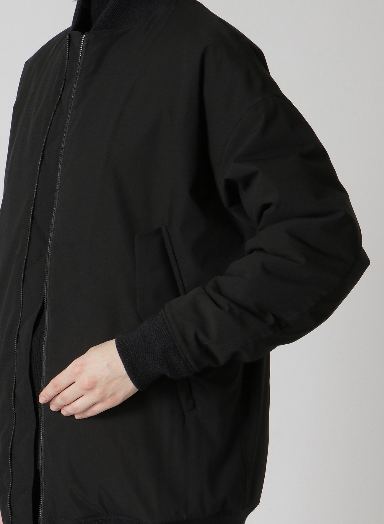 PADDED TYPEWRITER POLYESTER BLOUSON