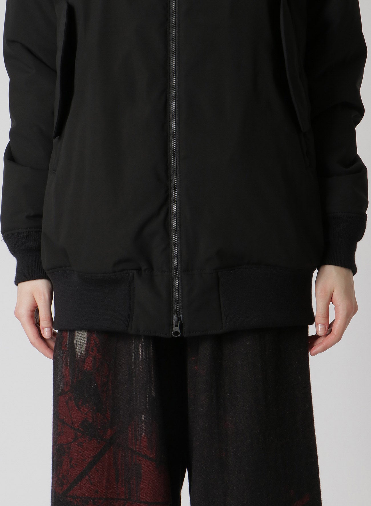 PADDED TYPEWRITER POLYESTER BLOUSON