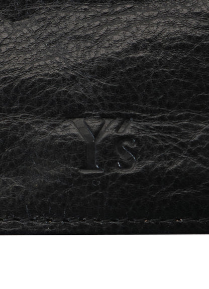 SURFACE-DYED SOFT TAN LEATHER TRIFOLD PUFFY WALLET