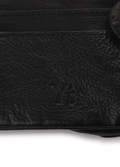 SURFACE-DYED SOFT TAN LEATHER PUFFY WALLET