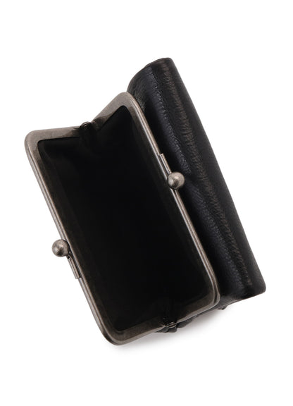 SURFACE-DYED SOFT TAN LEATHER PUFFY WALLET