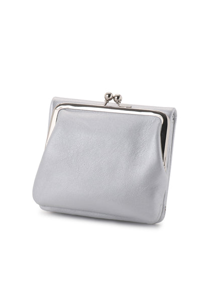 FOIL LEATHER PUFFY WALLET