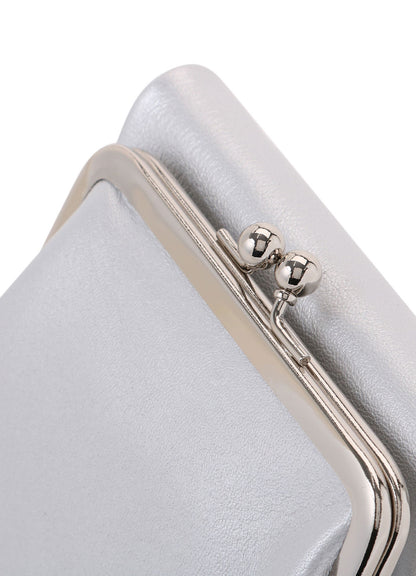 FOIL LEATHER PUFFY WALLET