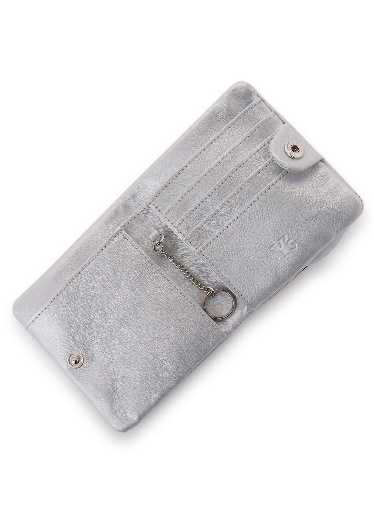 FOIL LEATHER PUFFY WALLET