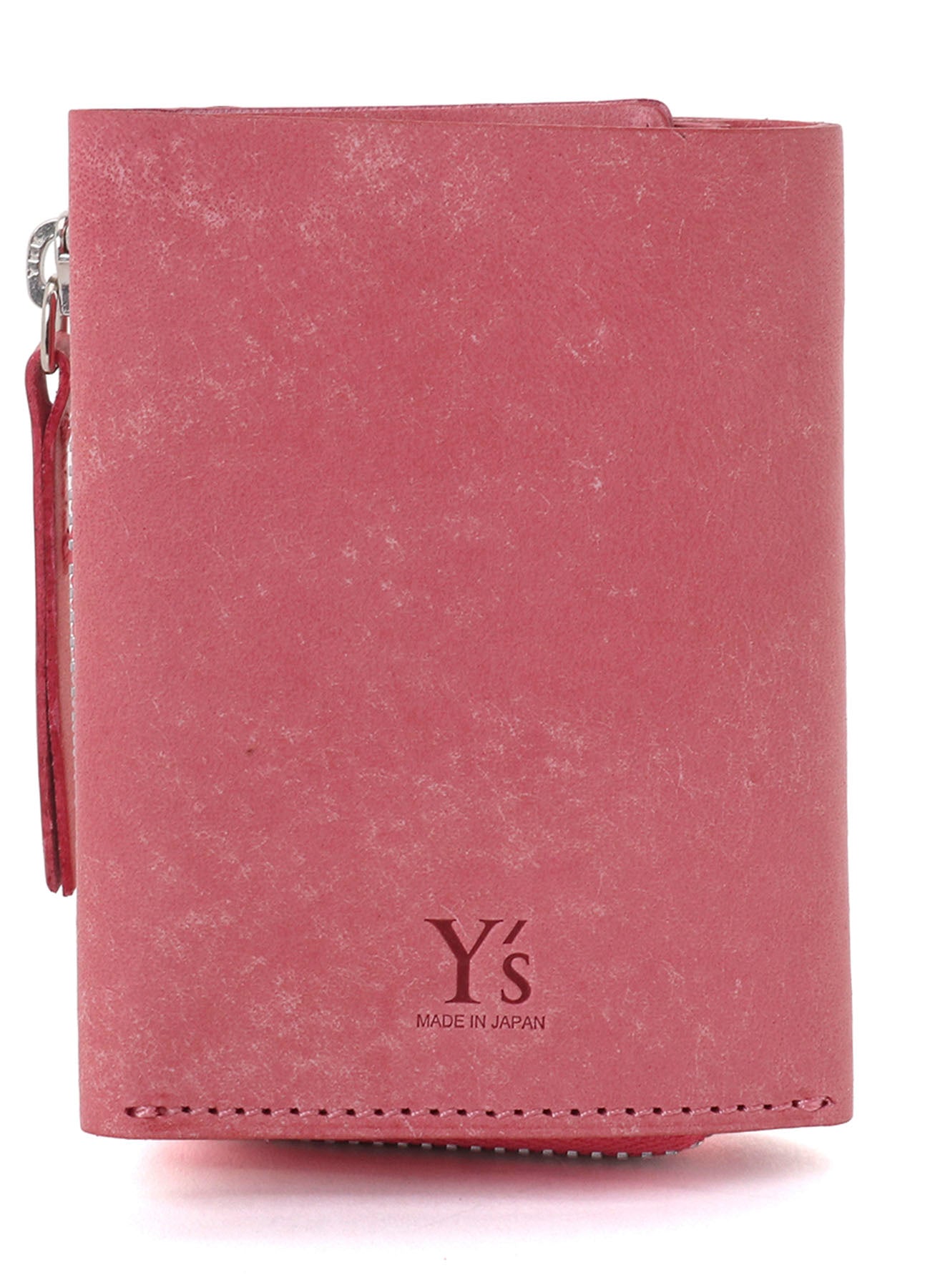 NUBUCK LEATHER TRIFOLD WALLET