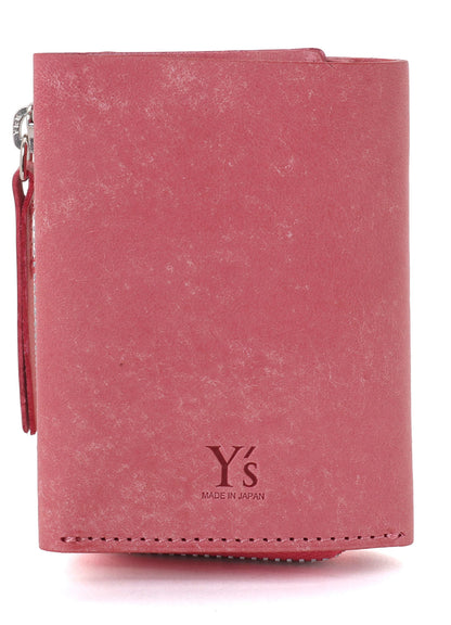 NUBUCK LEATHER TRIFOLD WALLET