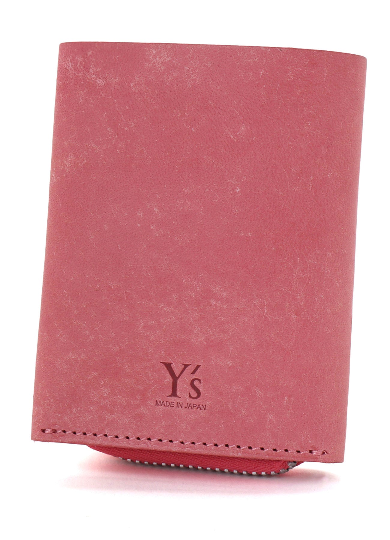 NUBUCK LEATHER TRIFOLD WALLET