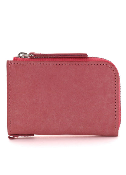 NUBUCK LEATHER L-SHAPE WALLET S