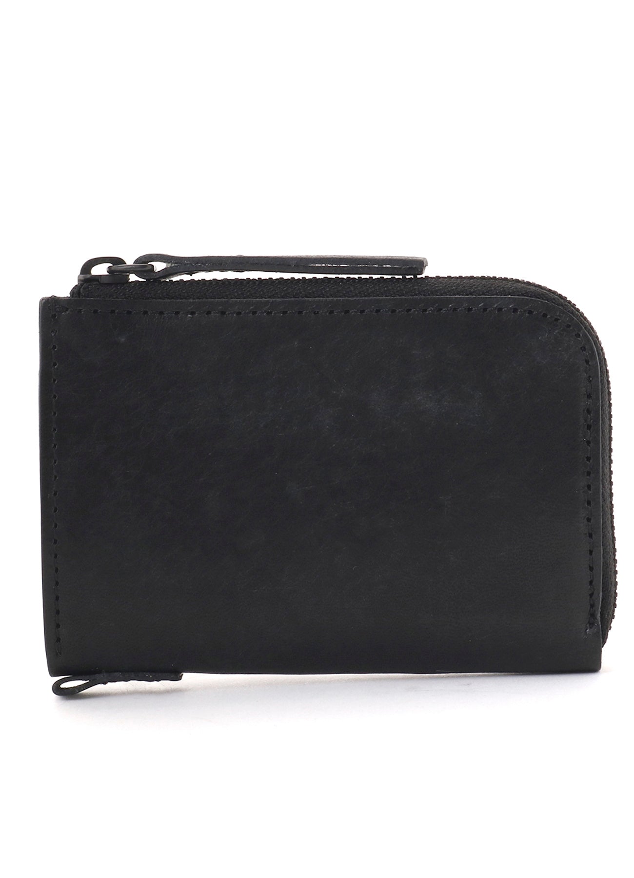 NUBUCK LEATHER L-SHAPE WALLET S