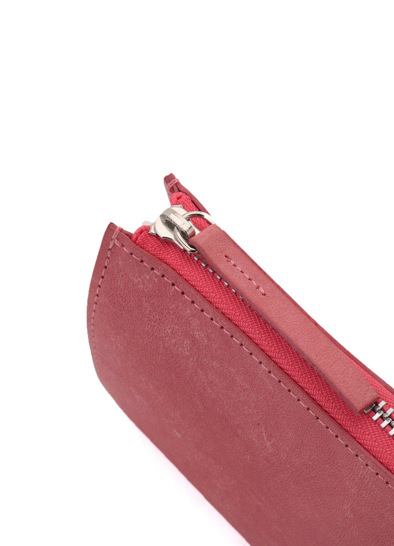 NUBUCK LEATHER L-SHAPE WALLET M