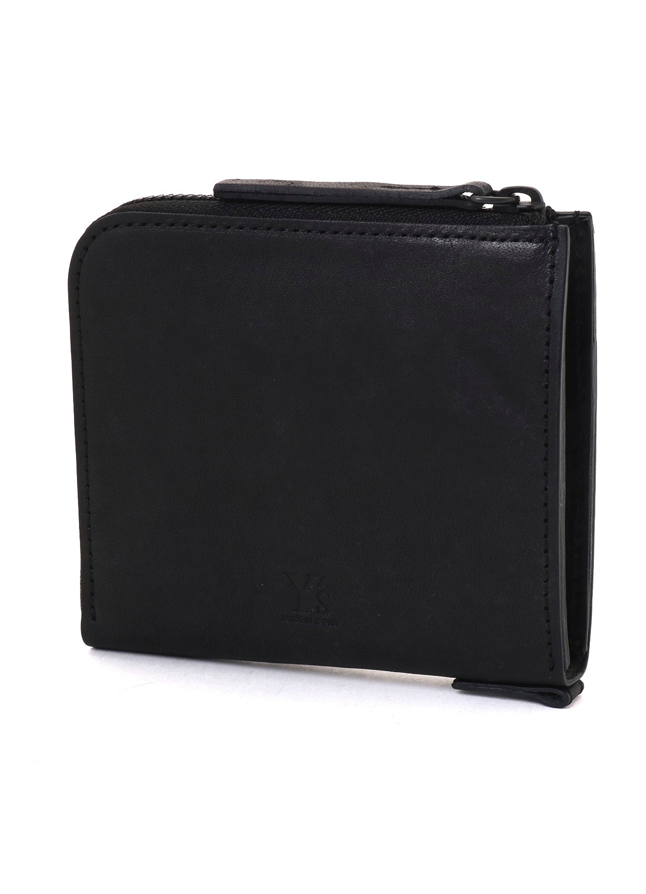 NUBUCK LEATHER L-SHAPE WALLET M