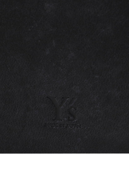 NUBUCK LEATHER L-SHAPE WALLET M