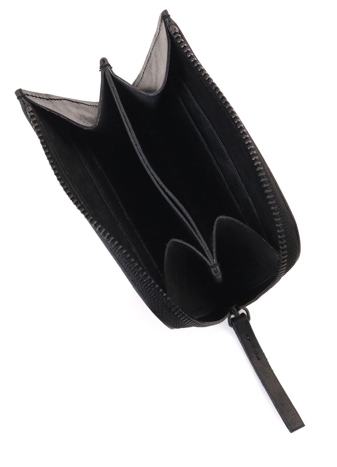 NUBUCK LEATHER L-SHAPE WALLET M