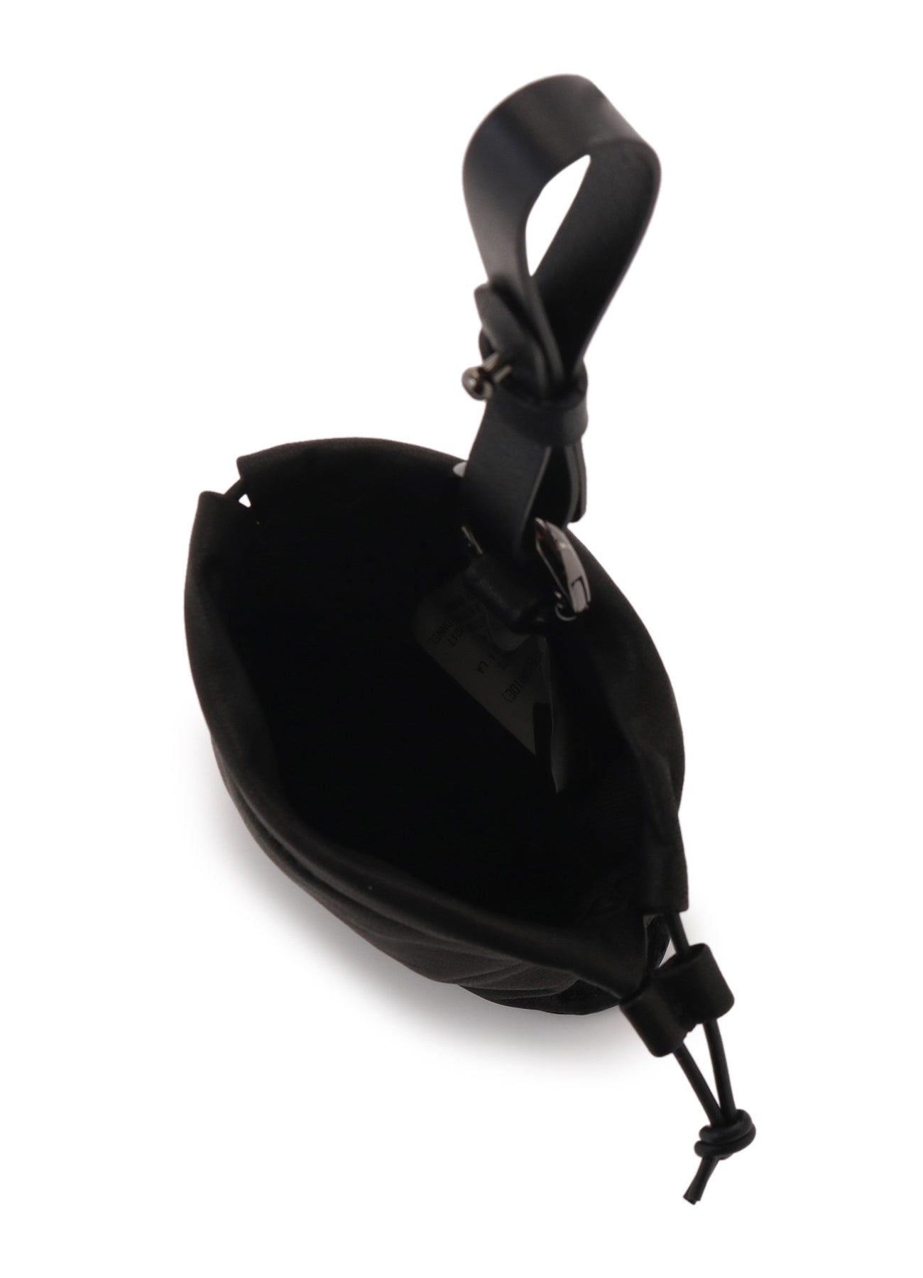 WATER DYED SOFT LEATHER CURVED POUCH CHARM