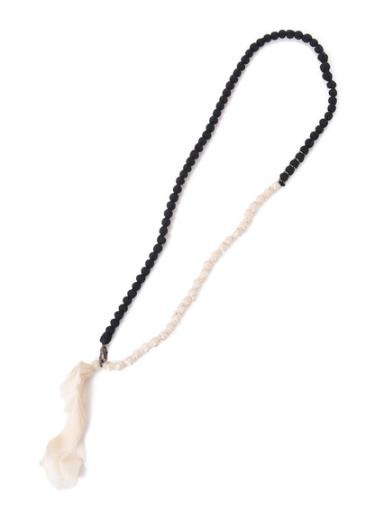 SMALL SILK BALL NECKLACE