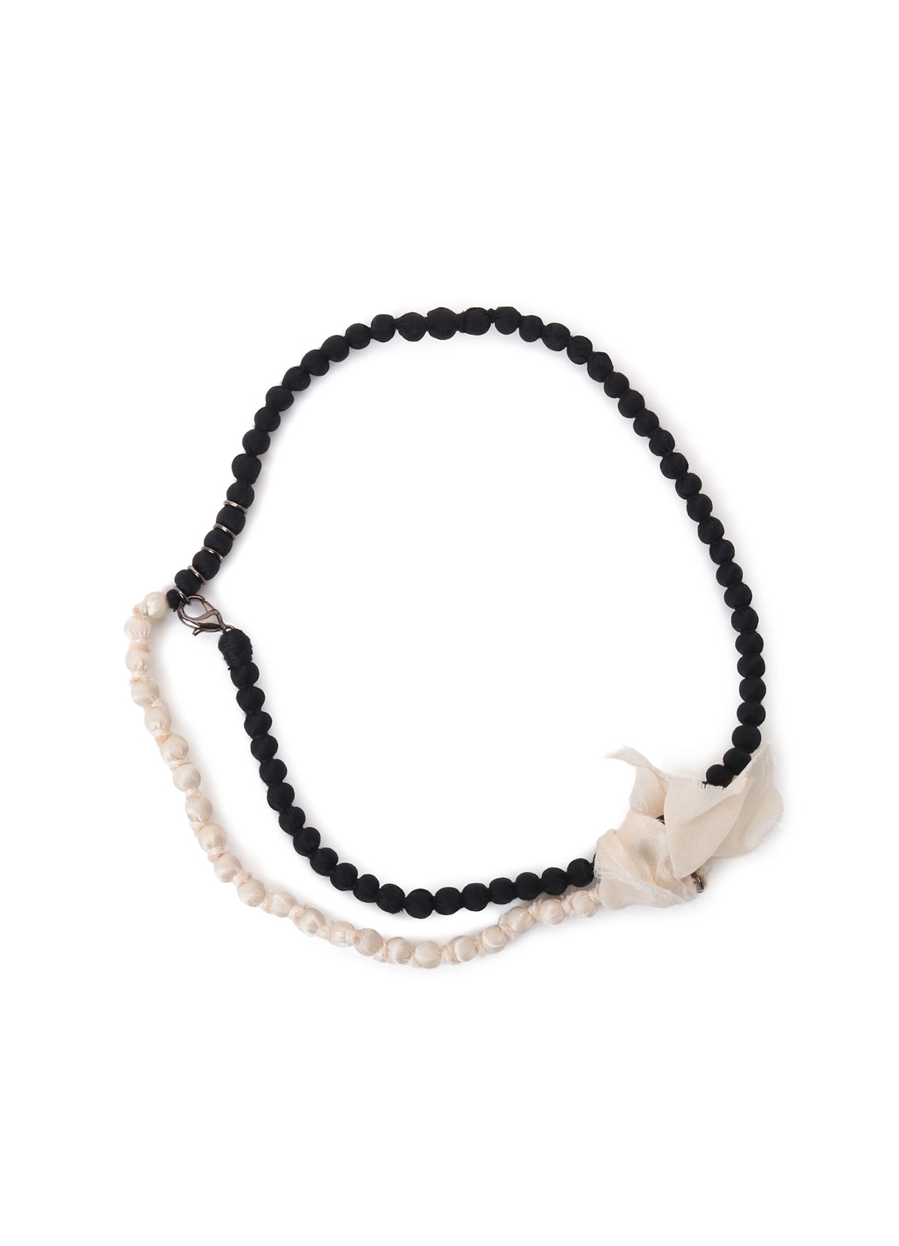 SMALL SILK BALL NECKLACE