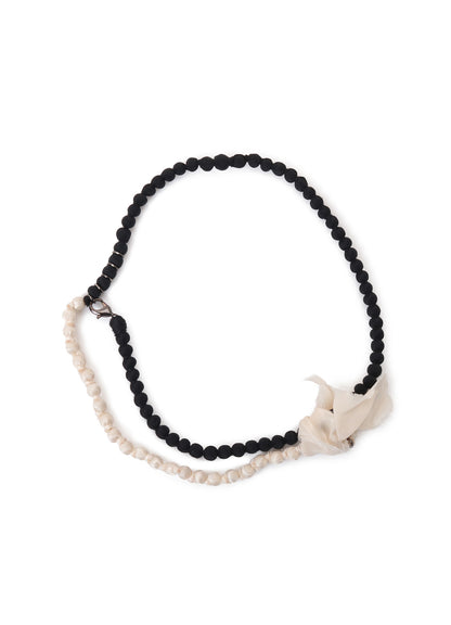 SMALL SILK BALL NECKLACE