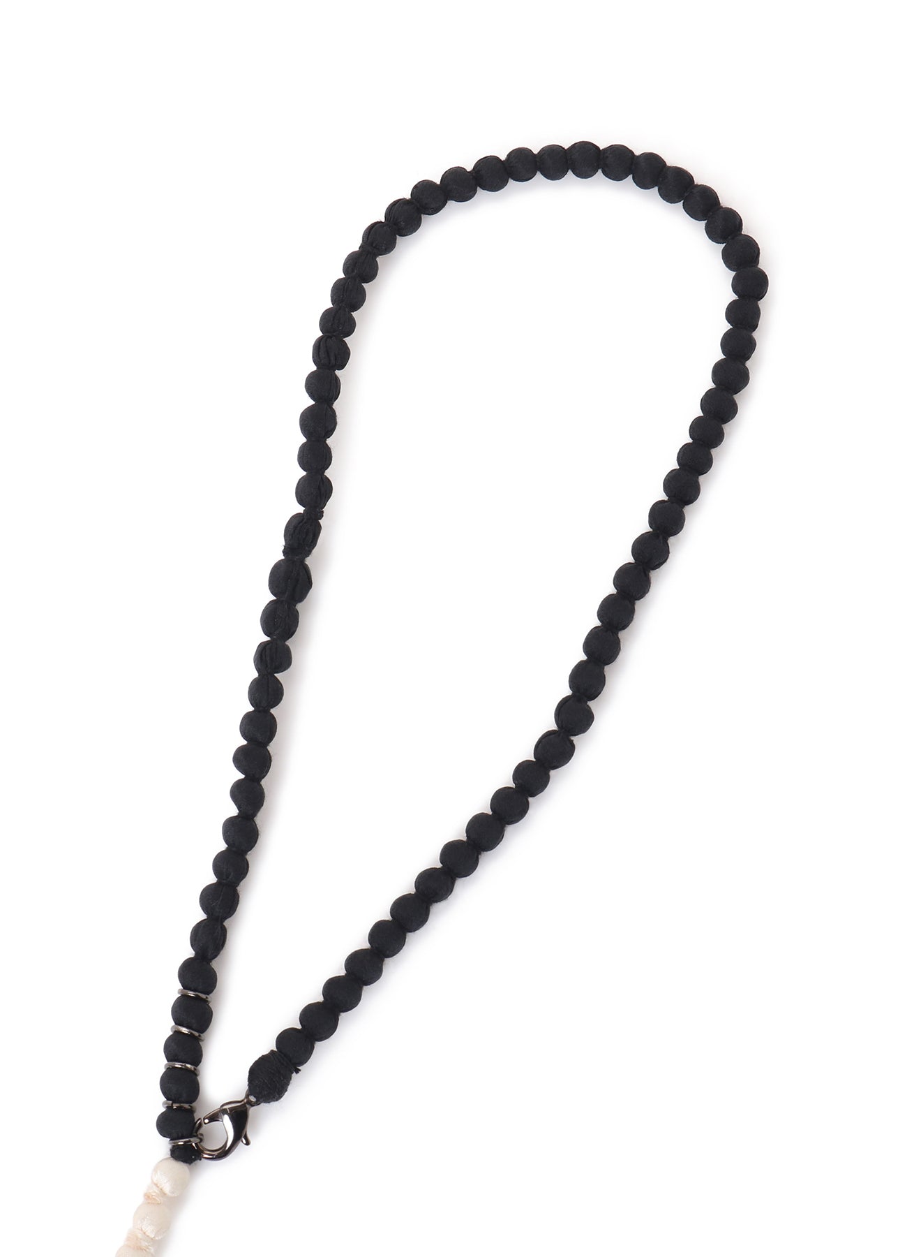 SMALL SILK BALL NECKLACE