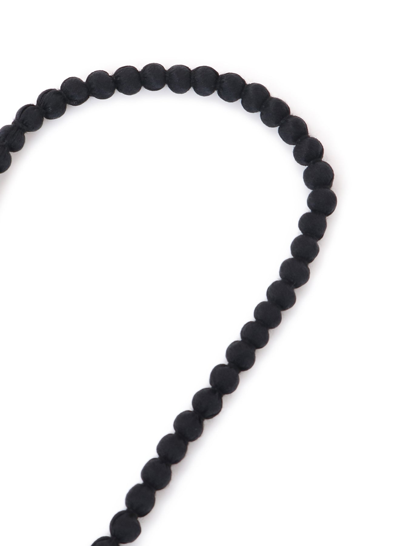 SMALL SILK BALL NECKLACE