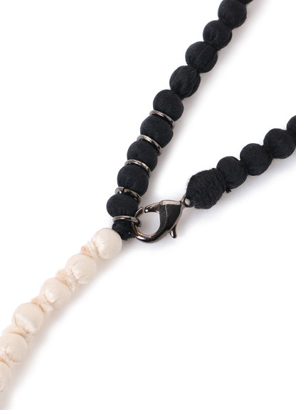 SMALL SILK BALL NECKLACE