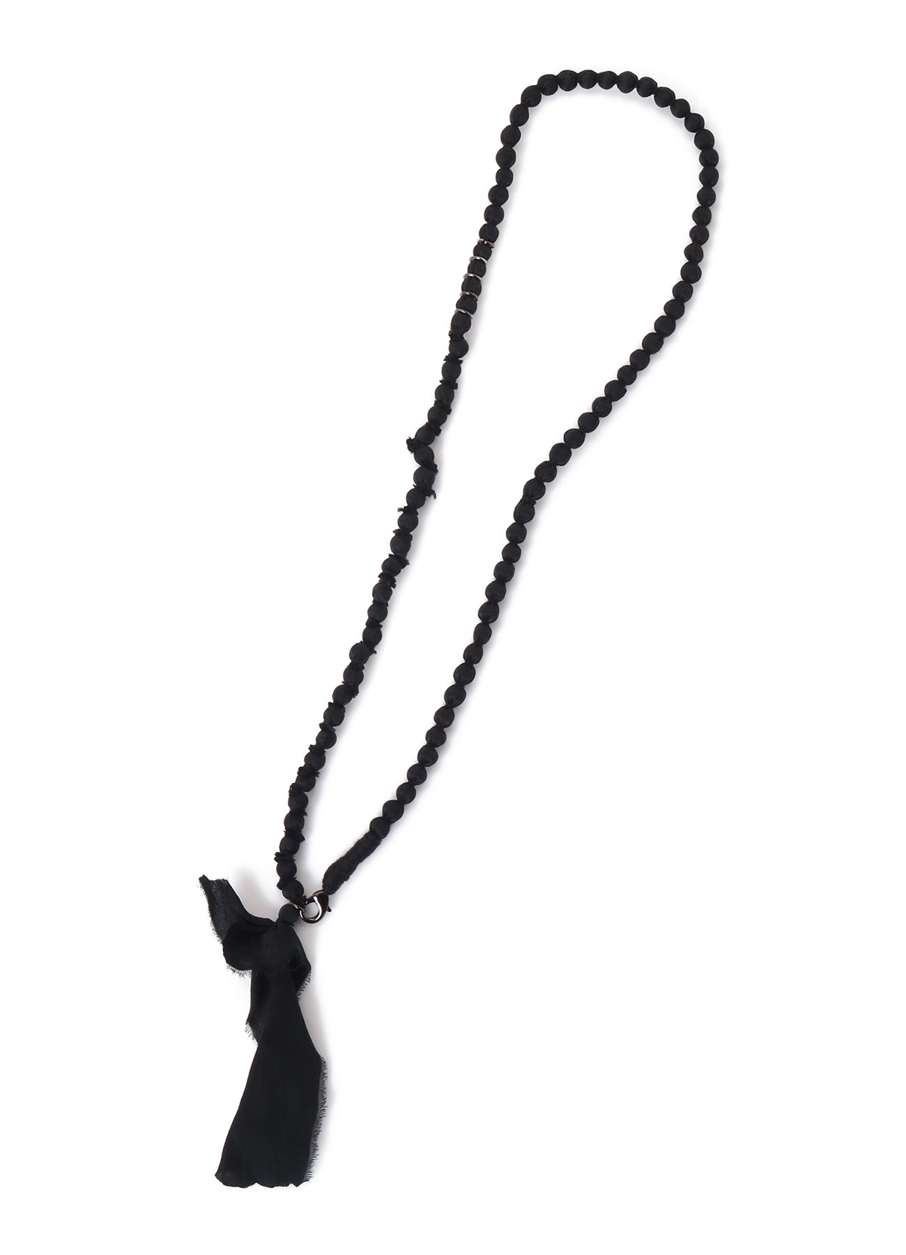 SMALL SILK BALL NECKLACE