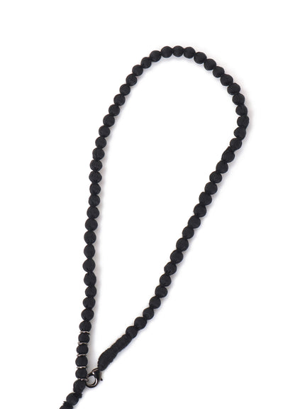 SMALL SILK BALL NECKLACE