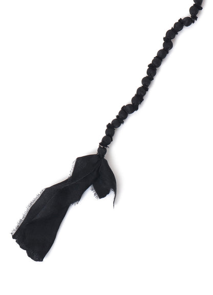 SMALL SILK BALL NECKLACE