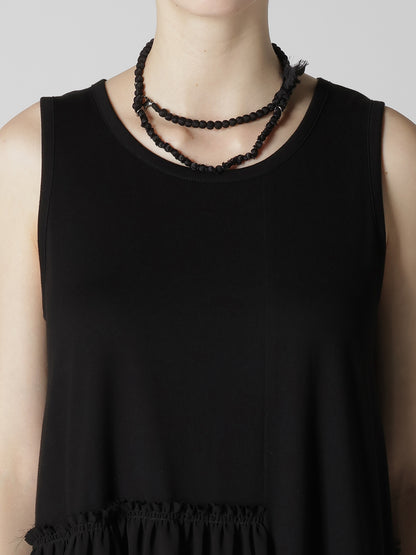 SMALL SILK BALL NECKLACE